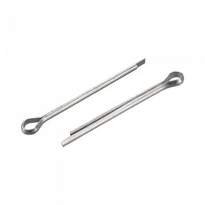 uxcell Split Cotter Pin, 3mm x 60mm Stainless Steel Clip Fastener Fitting for Automotive, Mechanics, Silver Tone, 30Pcs