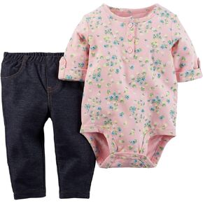 Carter's baby-girls 2 Piece Print Set 121g419