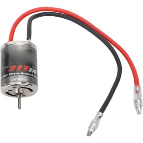 RiToEasysports 370 31T RC Brushed Motor, Low Noise Large Torsion Brushed Motor for SCX24