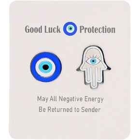 3D Evil Eye Hamsa Hand Metal Charm Stickers Amulet sign for cell phone cases Charms Laptop,Mental Health Gift,Pocket inspirational gifts for women,Self Love Photo Frame Lucky Decor Ornament Protection