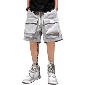 WDIRARA Men's Drawstring Waist Athletic Gym Track Shorts Casual Workout Running Shorts