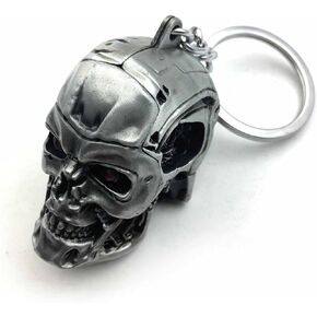 HTTMT KC-004-BT 1 pc Creative Motorcycle Bicycle Skull Key Chain Ring Keychain Keyring Key Fob