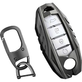 Zinc Alloy Key fob Cover,Key Case, Compatible for Nissan Altima Maxima Rogue Armada Pathfinder & Infiniti EX FX QX