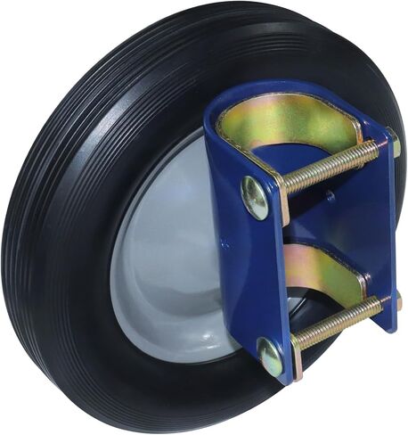 S16100600 Gate Wheel for Round Tube Gates 1-5/8" to 2" in Diameter, Quality Solid Steel Structure and Highly Hard Rubber Material for Various Terrains Such as Concrete, Grass, Gravel Ground in Saudi Arabia