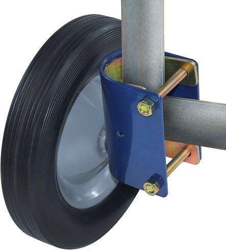 S16100600 Gate Wheel for Round Tube Gates 1-5/8" to 2" in Diameter, Quality Solid Steel Structure and Highly Hard Rubber Material for Various Terrains Such as Concrete, Grass, Gravel Ground in Saudi Arabia