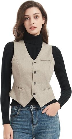 سترة WEISIPU للسيدات بتصميم Steampunk العتيق وياقة صدرية وصدرية بظهر متسابق in Kuwait