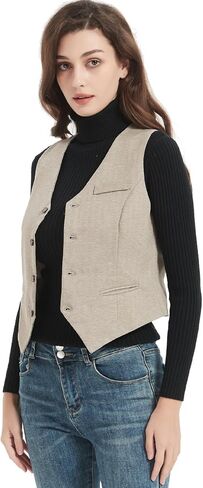 سترة WEISIPU للسيدات بتصميم Steampunk العتيق وياقة صدرية وصدرية بظهر متسابق in Kuwait