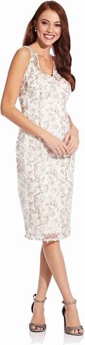 Adrianna Papell Women's Embroidery Sleeveless Dress in Saudi Arabia