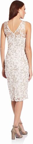 Adrianna Papell Women's Embroidery Sleeveless Dress in Saudi Arabia