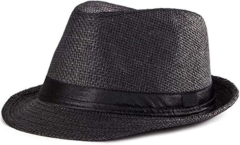 Silver Fever Stylish Banded Fedora Hat with Ribbon in Saudi Arabia