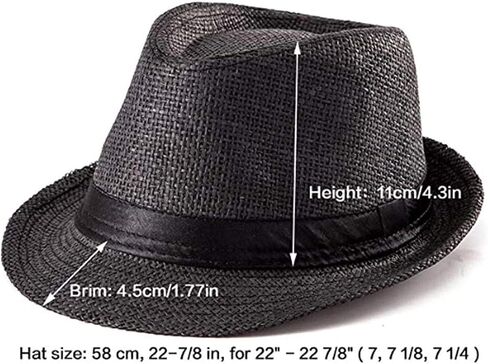 Silver Fever Stylish Banded Fedora Hat with Ribbon in Saudi Arabia