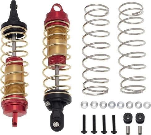 DKKY Aluminum Alloy Shock Absorber Locking Design for 1/10 1/8 ARRMA Short Course Truck (113MM, Blue) in Saudi Arabia