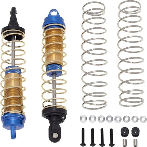 DKKY Aluminum Alloy Shock Absorber Locking Design for 1/10 1/8 ARRMA Short Course Truck (113MM, Blue) in Saudi Arabia
