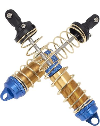 DKKY Aluminum Alloy Shock Absorber Locking Design for 1/10 1/8 ARRMA Short Course Truck (113MM, Blue) in Saudi Arabia