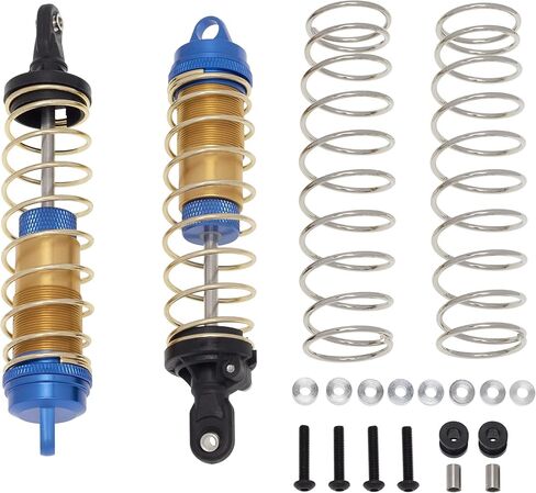 DKKY Aluminum Alloy Shock Absorber Locking Design for 1/10 1/8 ARRMA Short Course Truck (113MM, Blue) in Saudi Arabia