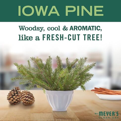 Mrs. Meyer's Clean Day Soy Candle, Iowa Pine 7.2 Ounce (Pack of 2) in Saudi Arabia