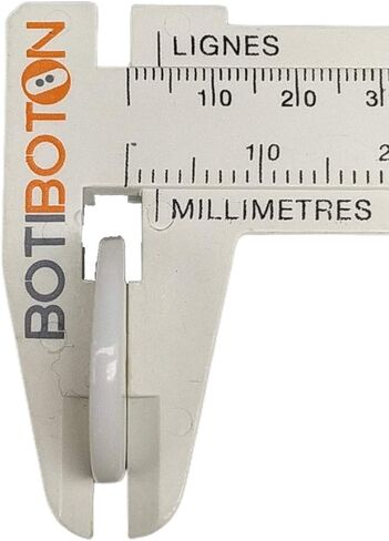 50 Nacar Natural Shell Buttons - Sewing Accessory - 6 Sizes - Manufactured and Shipped from Spain - (20 mm) in Saudi Arabia