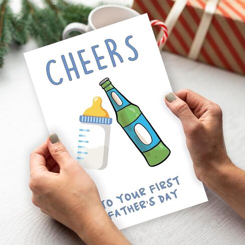 Funny Bonus Dad Card for Fathers Day, Fathers Day Gift for Stepdad, Dad Birthday Gifts from Stepdaughter Stepson, Step Father's Day Card, Dna Doesn't Make You Family, Love Does in Saudi Arabia