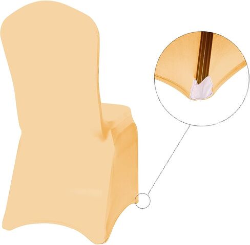 Stretch Spandex Chair Cover, 20PCS Dining Room Chair Covers, Universal Washable Decoration Elastic Chair Slipcovers for Wedding Party Holidays, Celebration(Purple, 20pcs) in Saudi Arabia