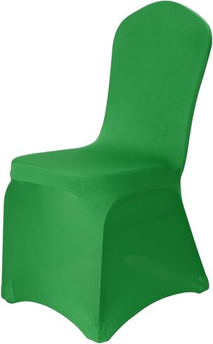 Stretch Spandex Chair Cover, 20PCS Dining Room Chair Covers, Universal Washable Decoration Elastic Chair Slipcovers for Wedding Party Holidays, Celebration(Purple, 20pcs) in Kuwait