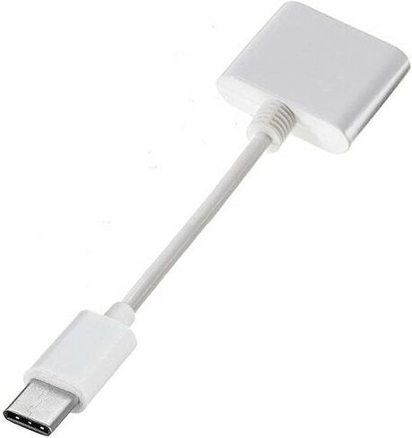 أبيض Apple 30pin أنثى إلى USB 3.1 Type-C USB-C مزامنة بيانات شحن محول كابل الهاتف الخليوي محولات OTG كابلات USB الملحقات والكابلات والوصلات in Saudi Arabia