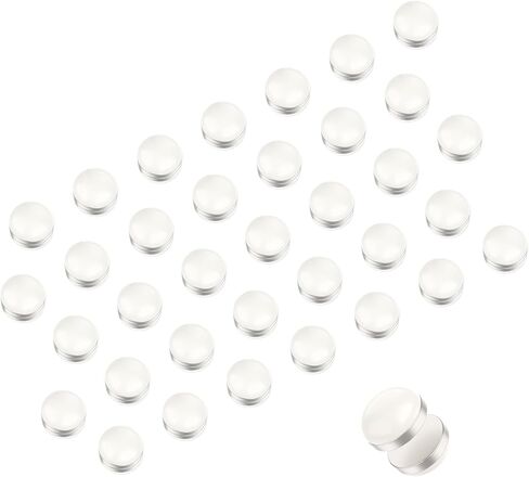 HengLiSam Veil Weights Pearl Magnetic Set, 36 pack with Case, Neutral style Elegant Classic for Wedding, Bridal Veils, Hijabs, Shirt Collar, Necktie, Scarves, Head Covering, Cufflinks, Smooth Pearls in Kuwait