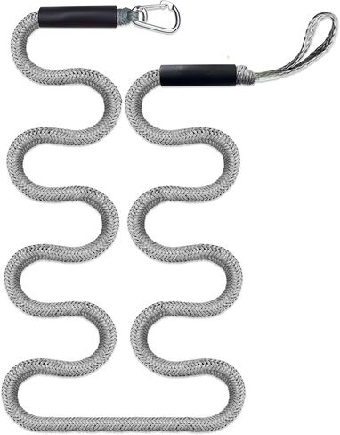 14FT Boat Bungee Dock Lines, Mooring Lines, Boating Gifts for Men, Boat Accessories, Pontoon Accessories (Blue, 14Feet) in Saudi Arabia