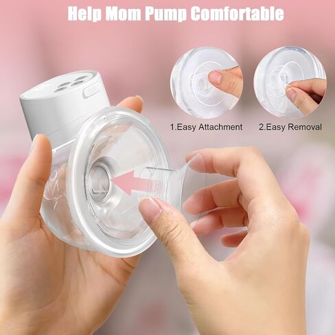 Accevo Flange Inserts 13/15/17/19/21mm 10PCS, for 24mm Flange/Shield of Most Pumps, BPA Free Inserts, Compatible with Momcozy/Spectra/Medela/Elvie/Willow/Bellaaby/TSRETE Breast Pumps in Saudi Arabia