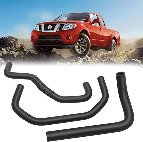 Jaronx 3PCS Breather Hoses Compatible with Nissan Pathfinder 2005-2012, Frontier 2005-2019, Xterra 2005-2015, NV 2005-2020, 4.0L Engine PCV Blowby Hose Valve Hose 11823-EA20A, 11826-ZL80B, 11826-EA200 in Saudi Arabia