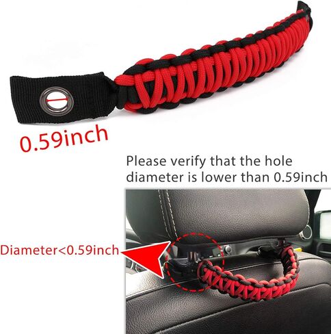 1 قطعة المقبض لسيارة جيب رانجلر JK TJ JL 1987-2020 المقعد الخلفي المقبض مقابض السلامة الخلفية المقبض الأمامي مسند الرأس المقبض in Kuwait