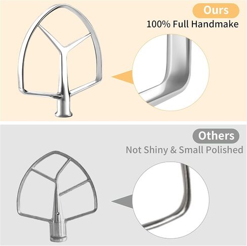 Gdrtwwh Stainless Steel Dough Hook Attachment for KitchenAid 7 Quart Bowl Lift Stand Mixer,Replacement Parts Bread Hook, Dishwasher Safe(Replace KSMC7QDH) in Saudi Arabia