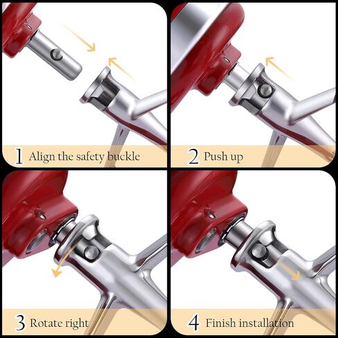 Gdrtwwh Stainless Steel Dough Hook Attachment for KitchenAid 7 Quart Bowl Lift Stand Mixer,Replacement Parts Bread Hook, Dishwasher Safe(Replace KSMC7QDH) in Saudi Arabia