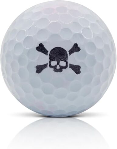 ختم كرة جولف كبير للقراصنة على شكل جمجمة وعظمتين متقاطعتين in Saudi Arabia