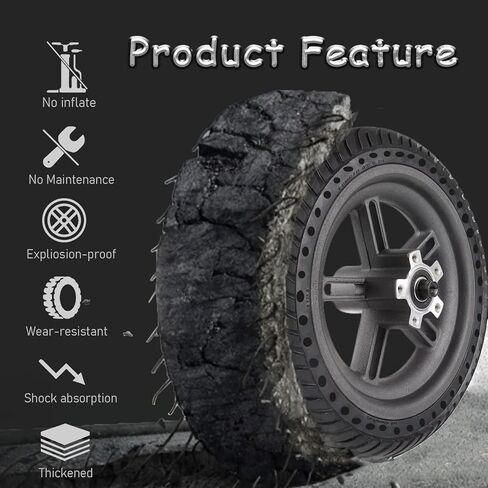 استبدال الإطارات الصلبة GYL مقاس 8.5 × 2.0 بوصة للإطارات الأصلية 8.5x2.125 50/75-6.1 8 1/2x2، مناسب لسكوتر كهربائي Gotrax Xr/APEX MAX Hover-1 Journey iScooter i9 NAVIC T5 Aovopro es80 Xiaomi m365، أزرق in Kuwait