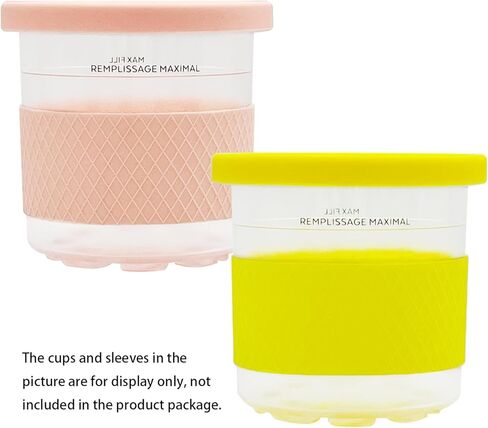 أغطية سيليكون بديلة، متوافقة مع حاوية صانع الآيس كريم نينجا كريمي، الموديل: NC301، NC300، سلسلة NC299AMZ. (رمادي/برتقالي/بنفسجي/قهوة) in Kuwait