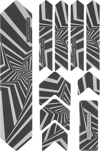 Bike Frame Reflective Stickers, Bike Frame 3D Night Reflection Sticker Obvious for Mountain Bikes for DH Downhill Vehicles in Saudi Arabia