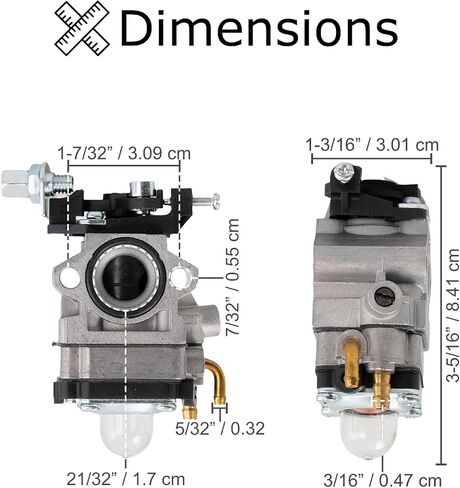AlveyTech Carburetor for 40cc 4-Stroke ATVs, Dirt Bikes, & Mini Bikes in Saudi Arabia