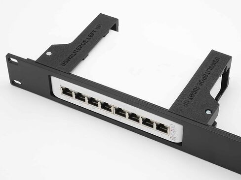 لـ UniFi USW-LITE-8-POE حامل حامل أمامي مصبوب مقاس 19 بوصة 1U in Kuwait