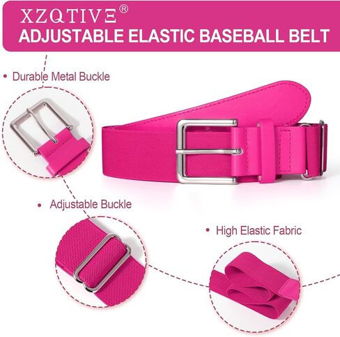 XZQTIVE Baseball Softball Socks and Baseball Softball Belt Combo Set Knee-High Soccer Socks for Kids Youth Adult in Saudi Arabia