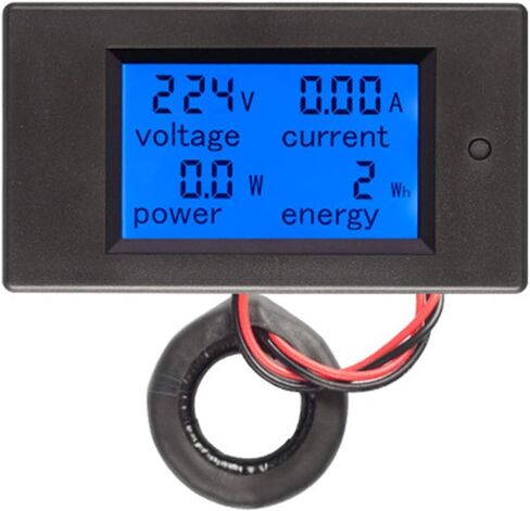 HiLetgo DC 6.5-100V 0-20A شاشة LCD رقمية مقياس التيار الكهربائي الفولتميتر المتعدد الجهد الحالي طاقة البطارية مراقب مقياس التيار الكهربائي مع تحويلة مدمجة in Saudi Arabia
