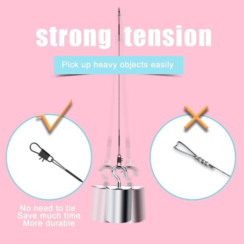 60pcs Fishing Tackle Leaders, Stainless Steel Fishing Leader Line Wire with Swivel Buckles for Saltwater & Freshwater Connecting Fishing Tackle Lure or Hook in Saudi Arabia