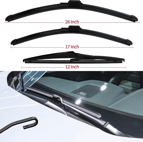 New Vision Windshield Wiper Blade Replacement for Honda CRV 2002-2006, Includes Wipers Blades Driver 21 Inch Passenger 20 Inch and Rear 10 inch in Saudi Arabia