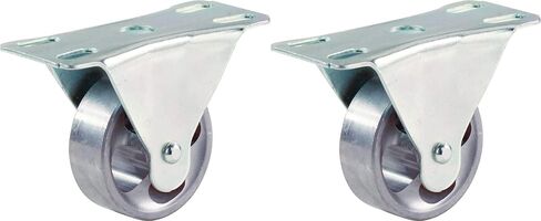 Shepherd Hardware 9184 عجلة بألواح صلبة من الحديد الزهر مقاس 2-1/2 بوصة، سعة تحميل 175 رطلًا، فضي - 3 عبوات in Saudi Arabia