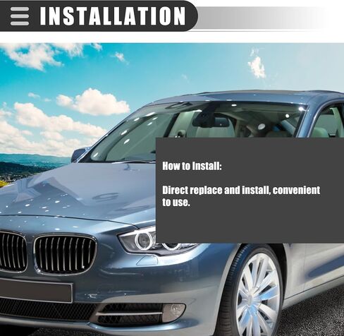 خرطوم دخول الهواء لمحرك السيارة من Motoforti، خرطوم فلتر الهواء، لسيارة BMW 535i 2011-2016، بلاستيك، أسود in Saudi Arabia