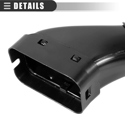 خرطوم دخول الهواء لمحرك السيارة من Motoforti، خرطوم فلتر الهواء، لسيارة BMW 535i 2011-2016، بلاستيك، أسود in Saudi Arabia