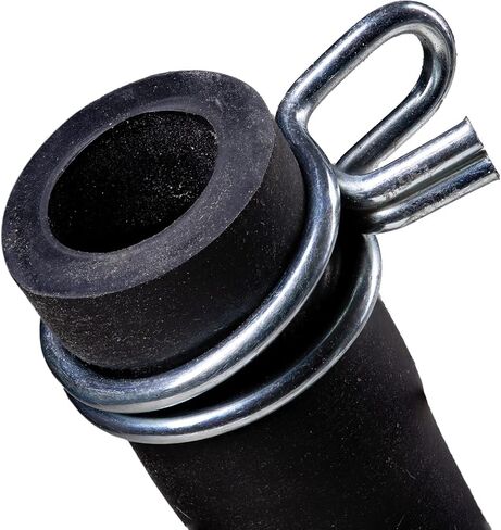 uxcell Double Wire Spring Hose Clamp, 20pcs 65Mn Steel 6mm Inner Dia Fit 6.7mm-7.3mm OD Hose Fuel Line Silicone Tube Spring Clips, Color Zinc Plated in Saudi Arabia