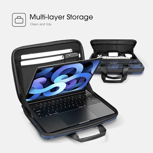 حافظة كمبيوتر محمول Smatree مقاس 14-15.6 بوصة متوافقة مع جهاز MacBook Pro 16 بوصة/ 2019 2018 MacBook Pro مقاس 15.4 بوصة، وحقيبة كتف 15.6 بوصة لجهاز Surface Book 2/ Acer Aspire in Saudi Arabia