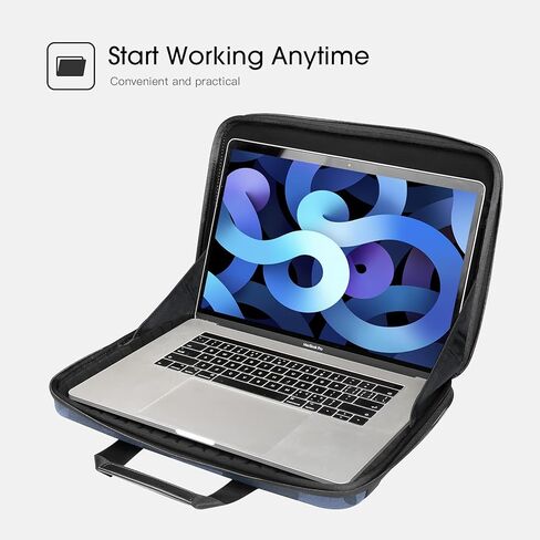 حافظة كمبيوتر محمول Smatree مقاس 14-15.6 بوصة متوافقة مع جهاز MacBook Pro 16 بوصة/ 2019 2018 MacBook Pro مقاس 15.4 بوصة، وحقيبة كتف 15.6 بوصة لجهاز Surface Book 2/ Acer Aspire in Saudi Arabia