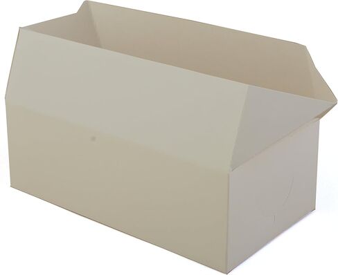 علبة غداء بيضاء من الورق المقوى 2730 من Southern Champion، جزء علوي سريع، طول 8-7/8 بوصة × عرض 4-7/8 بوصة × ارتفاع 3-1/16 بوصة (علبة تحتوي على 400) in Kuwait