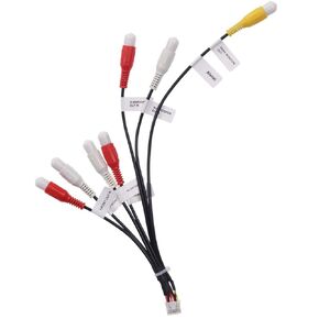 XT91920A RCA Cord Assembly Harness Car Audio Video Compatible with Pioneer DMH160BT, DMH1700NEX, DMH1770NEX, DMHW2700NEX, DMHW2770NEX